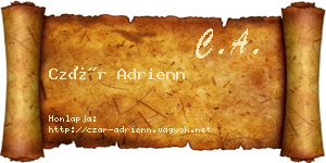 Czár Adrienn névjegykártya